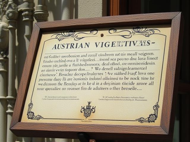 Information sign about Austrian vignette requirement